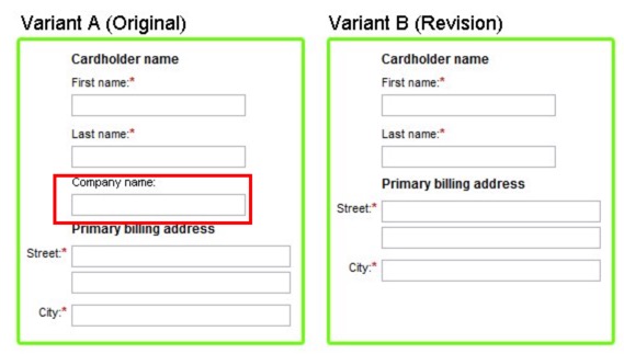 Removing the Company field in the billing registration form | +12M