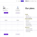 Showing the savings of the yearly plan on the pricing page